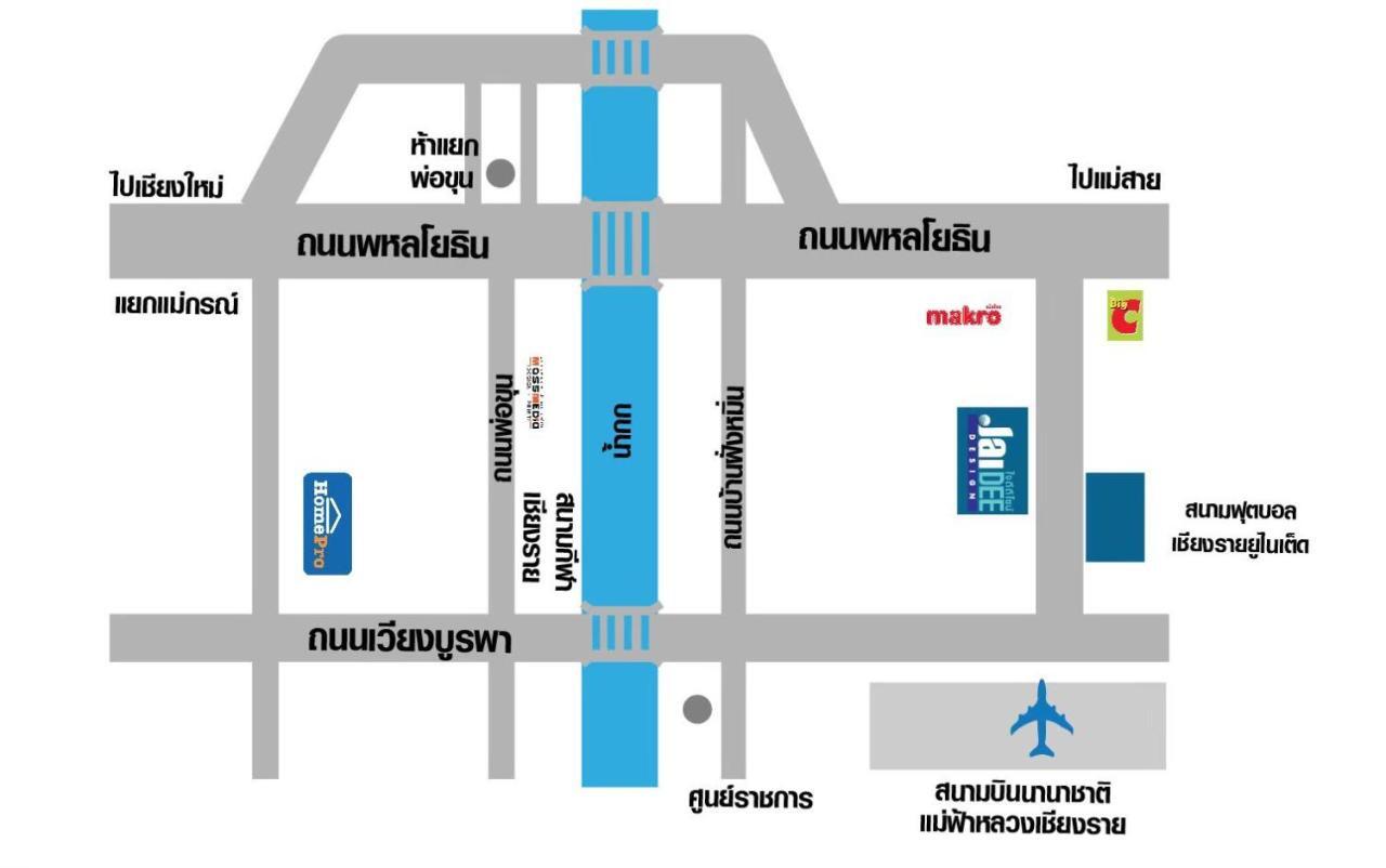 Ban Fang Min Jaidee Cafe & Hostel Chiangrai מראה חיצוני תמונה